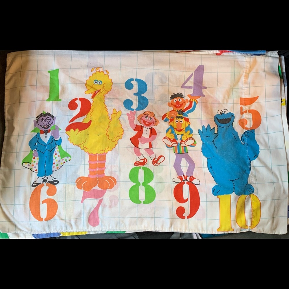 Sesame Street pillowcase